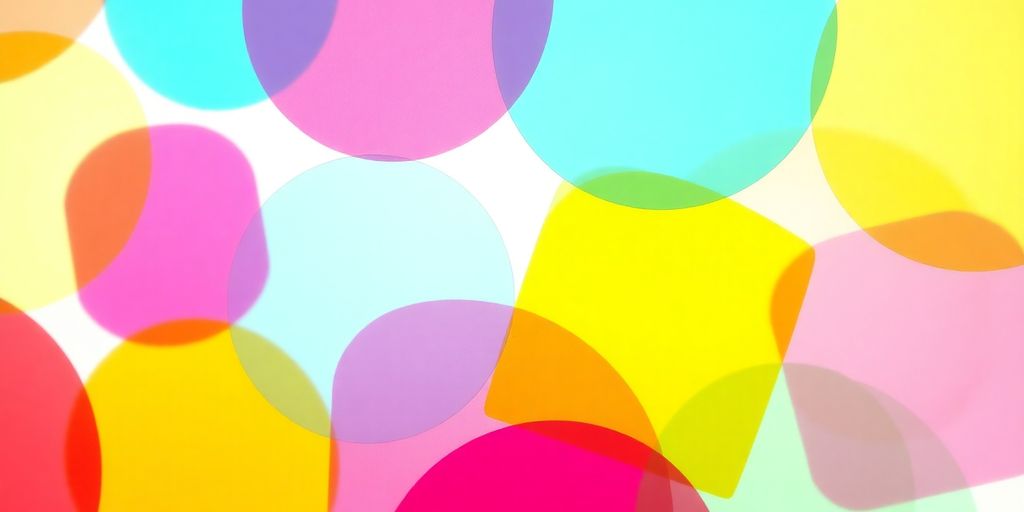 Colorful geometric patterns, abstract shapes.